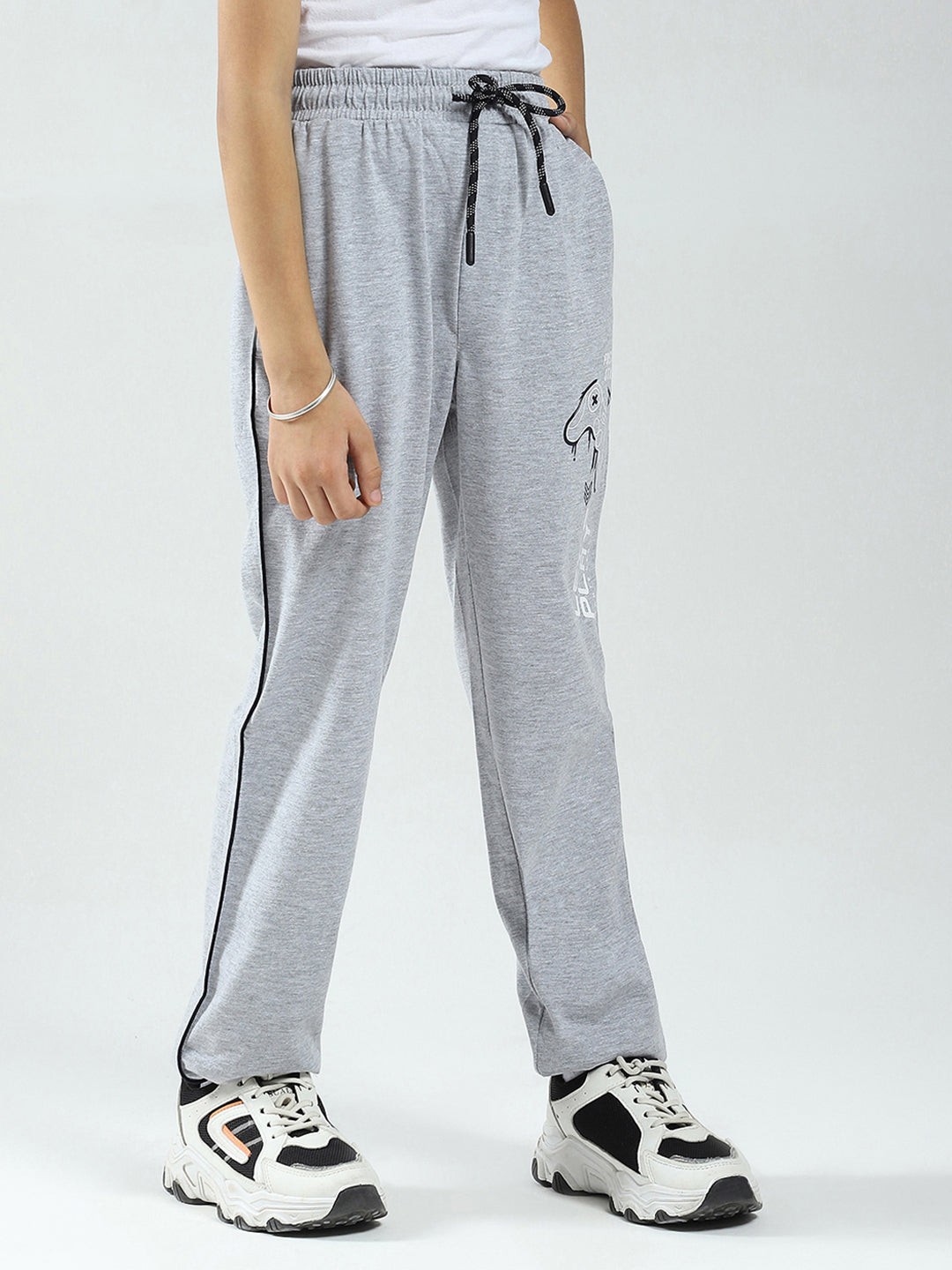 Monte Carlo boys' sports wear pajama set with playful print, comfortable fabric, and elastic waistband for a relaxed fit.