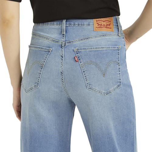 Levi's Women's Mid Indigo Flared Fit High-Rise Jeans, 1001, 30