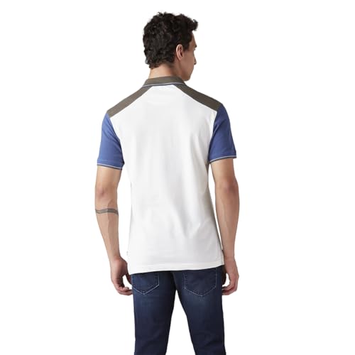 Men's Colorblock Slim Fit Polo T-Shirt