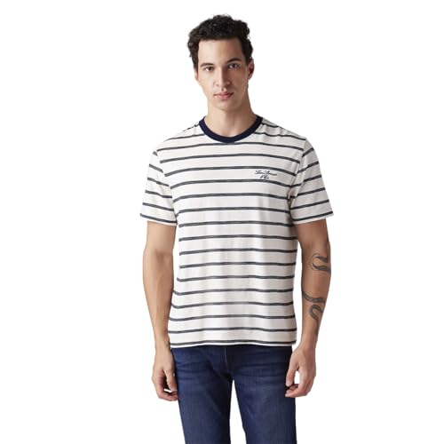 Men's Striped Regular Fit T-Shirt
