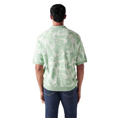 Levi's Men's Floral Regular Fit Polo T-Shirt Green