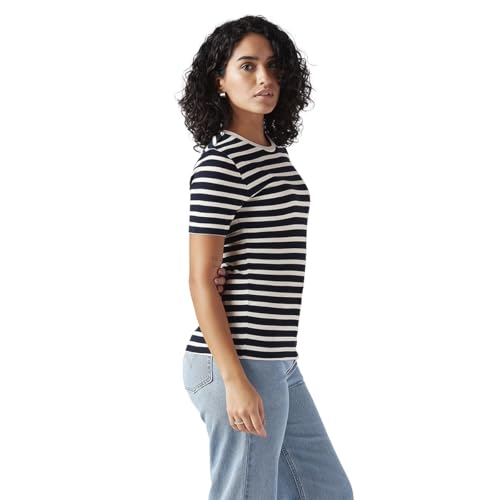Women's Striped Slim Fit T-Shirt