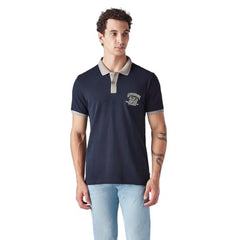 Men's Colorblock Slim Fit Pique Polo T-Shirt