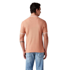 Men's Solid Slim Fit Polo T-Shirt