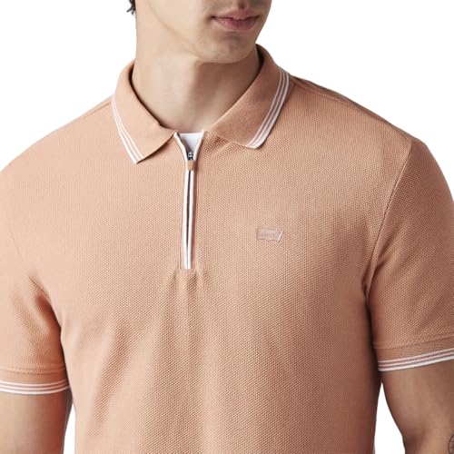 Men's Solid Slim Fit Polo T-Shirt