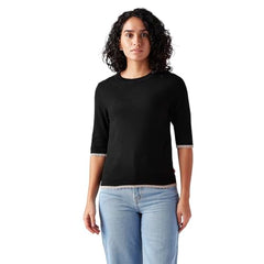 Women's Solid Slim Fit T-Shirt