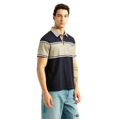 Levi's Men's Colorblock Navy Polo T-Shirt