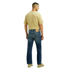 Men's 513 Dark-Blue Slim Straight Fit Mid Rise Jeans