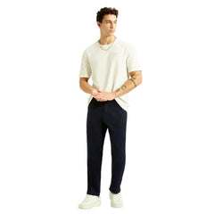 Levi's Men's Navy Relaxed Straight Fit Trousers