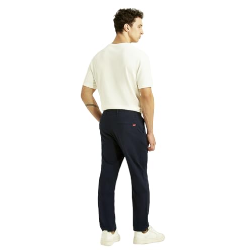 Levi's Men's Navy Relaxed Straight Fit Trousers