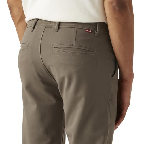 Levi's Men's 511 Taupe Slim Fit Mid Rise Chinos