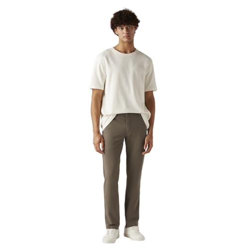 Levi's Men's 511 Taupe Slim Fit Mid Rise Chinos