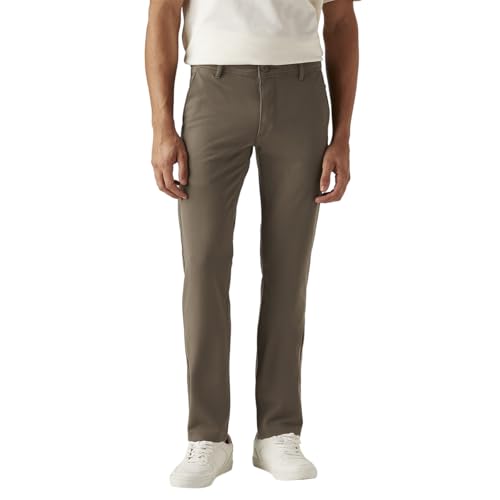 Levi's Men's 511 Taupe Slim Fit Mid Rise Chinos