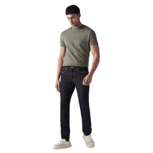 Levi's Men's 511 Black Slim Fit Mid Rise Jeans