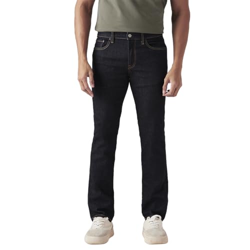 Levi's Men's 511 Black Slim Fit Mid Rise Jeans
