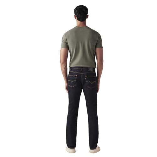 Levi's Men's 511 Black Slim Fit Mid Rise Jeans