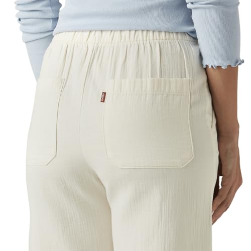 Levi's Women's Off-White Loose Fit High Rise Joggers