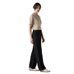 Women's Black Loose Fit High Rise Cargos