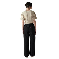 Women's Black Loose Fit High Rise Cargos