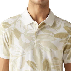 Men's Printed Slim Fit Pique Polo T-Shirt