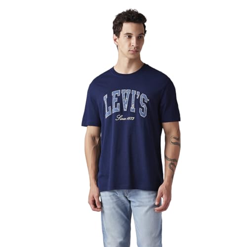 Men's Logo Printed Regular Fit T-Shirt