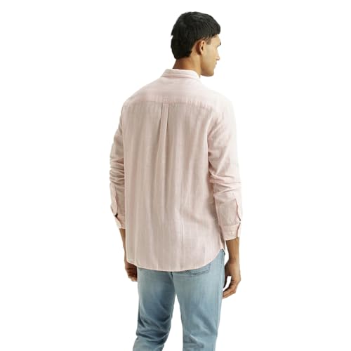 Levi's Men's Striped Light-Pink Slim Fit Shirt