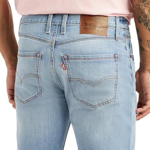 Levi's Men's 511 Light-Blue Slim Fit Mid Rise Jeans