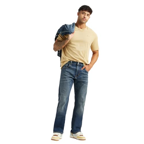 Levi's Men's 517 Blue Bootcut Mid Rise Jeans