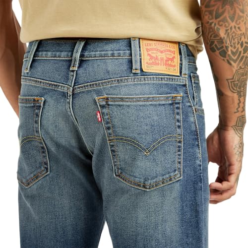 Levi's Men's 517 Blue Bootcut Mid Rise Jeans