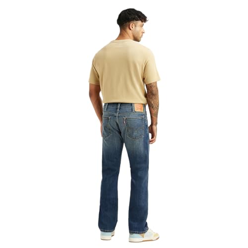 Levi's Men's 517 Blue Bootcut Mid Rise Jeans