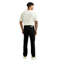 Levi's Men's 513 Black Slim Straight Fit Mid Rise Jeans