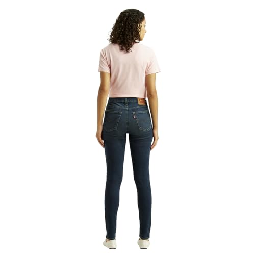 Levi's Women's Mid Rise Skinny Navy Jeans
