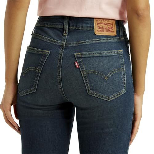 Levi's Women's Mid Rise Skinny Navy Jeans
