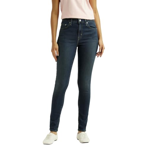 Levi's Women's Mid Rise Skinny Navy Jeans