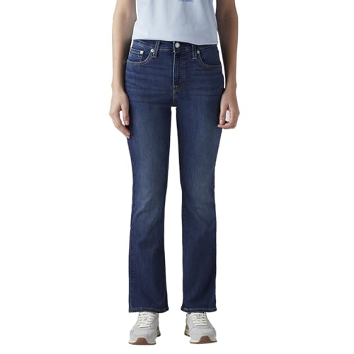 Women's 725 Blue Bootcut Fit High Rise Jeans