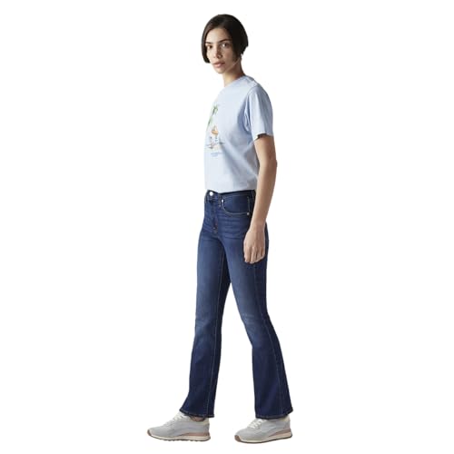Women's 725 Blue Bootcut Fit High Rise Jeans