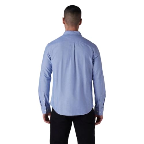 Levi's Men's Solid Slim Fit Oxford Shirt Light-Blue