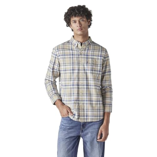 Levi's Men's Checkered Slim Fit Oxford Shirt Multicolour