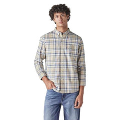 Levi's Men's Checkered Slim Fit Oxford Shirt Multicolour