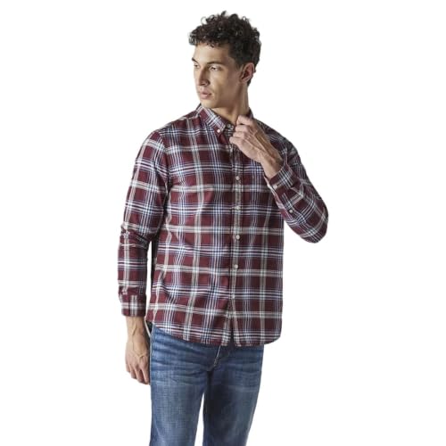 Levi's Men's Checkered Slim Fit Oxford Shirt
