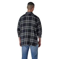 Levi's Men's Checkered Relaxed Fit Flannel Shirt Black