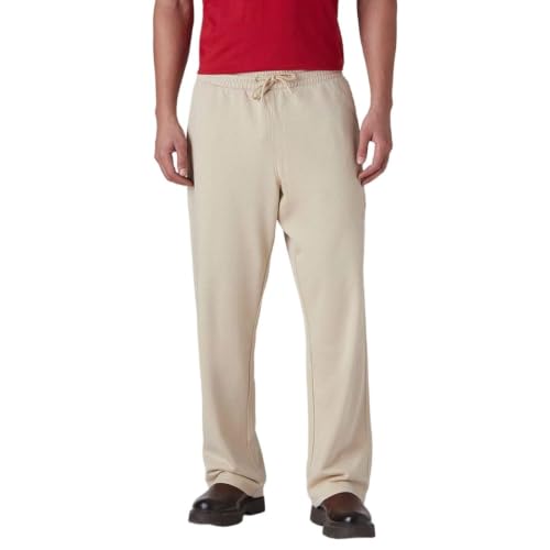 Levi's Men's Beige Regular Fit Mid Rise Joggers