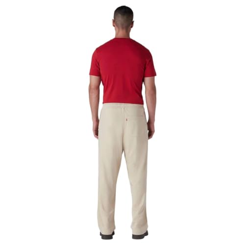 Levi's Men's Beige Regular Fit Mid Rise Joggers