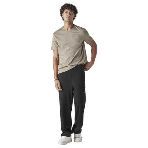 Levi's Men's Black Regular Fit Mid Rise Joggers