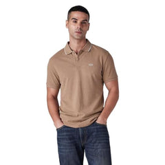 Levi's Men's Solid Tan Polo T-Shirt