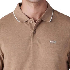 Levi's Men's Solid Tan Polo T-Shirt
