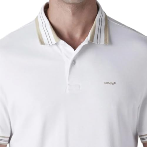 Levi's Mens Solid White Raglan Sleeve Shirt