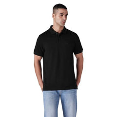 Levi's Men's Solid Black Polo T-Shirt