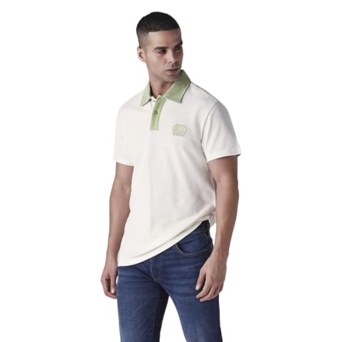 Levi's Mens Color-Block Off-White Raglan Sleeve Shirt