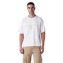 Levi's Men's Typography Printed Regular Fit Jersey T-Shirt White